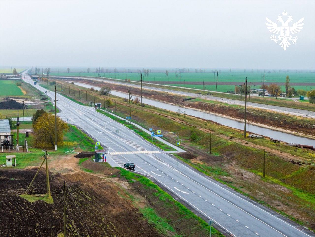 Завершён капремонт трассы от Новой Каховки до Геническа
