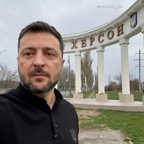 После отъезда Зеленского свет в Херсоне выключился почти на сутки