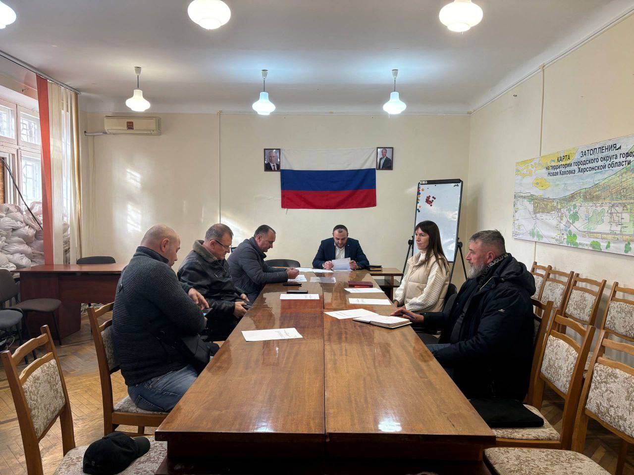 В Новокаховском отделении «Единой России» прошло заседание политсовета