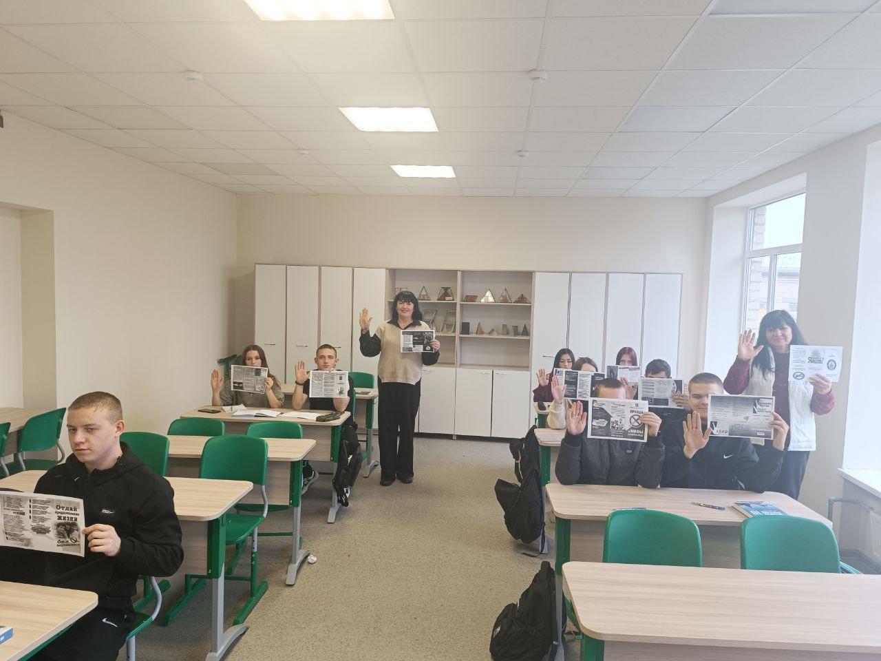 В Вольновской школе прошёл информационный час на тему «Наркотики: путешествие туда, откуда нет возврата»