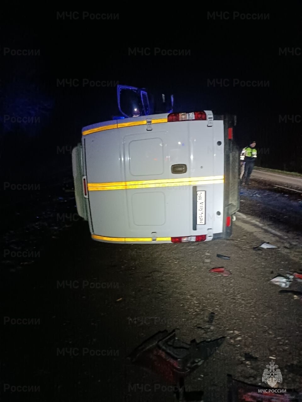 Спасатели Херсонской области вчера также ликвидировали последствия ДТП в пгт