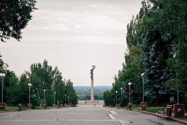 В оккупированном Херсоне после отбытия Зеленского погас свет