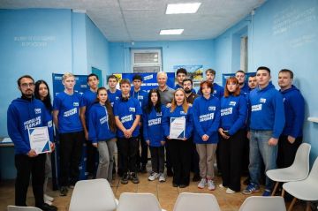 Владимир Сальдо: «Молодая Гвардия в Херсонской области работает 3 года и показывает настоящую преданность своему делу и людям»