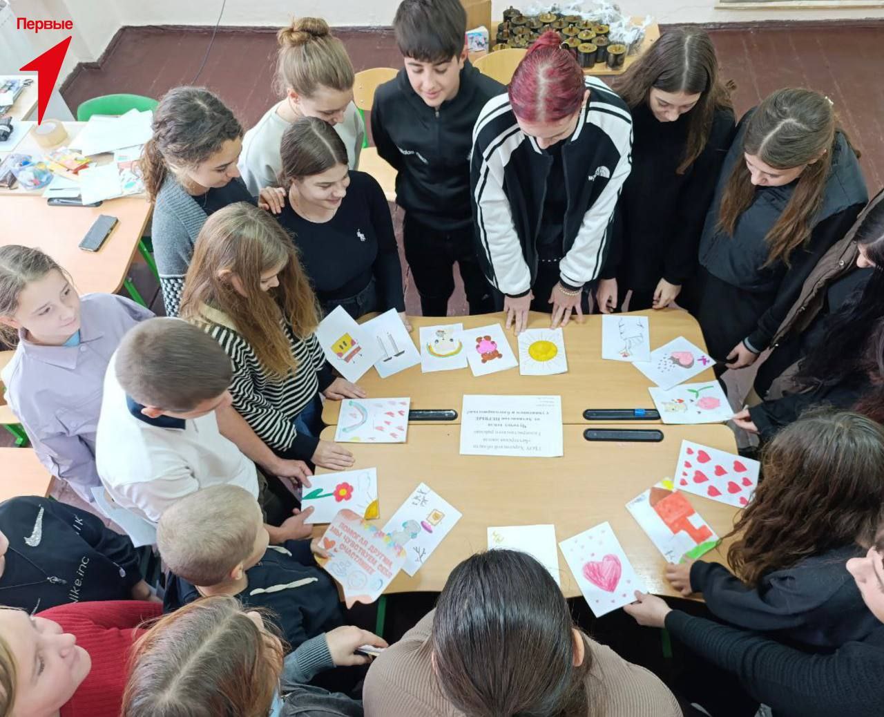 Первые Бехтерской школы отметили Всемирный день доброты Первые Бехтерской школы отметили Всемирный день доброты
