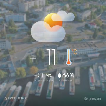 Переменная облачность будет в Херсонской области в пятницу