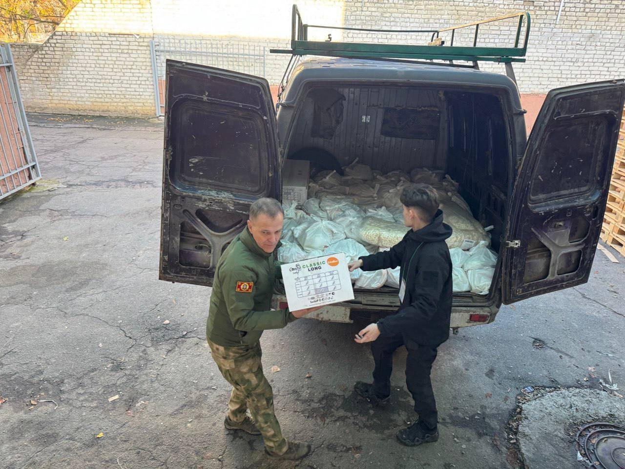 Гуманитарная помощь от фонда «Добрый Ангел» поступила в Новую Каховку