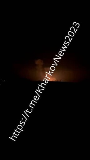 Массированная атака "Шахедов" на Чугуев Харьковской области