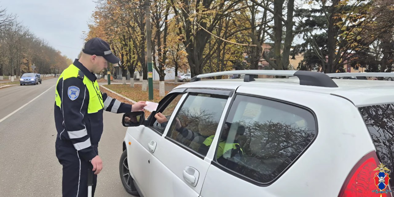 В Чаплынском округе Херсонской области сотрудники Госавтоинспекции провели рейдовое мероприятие