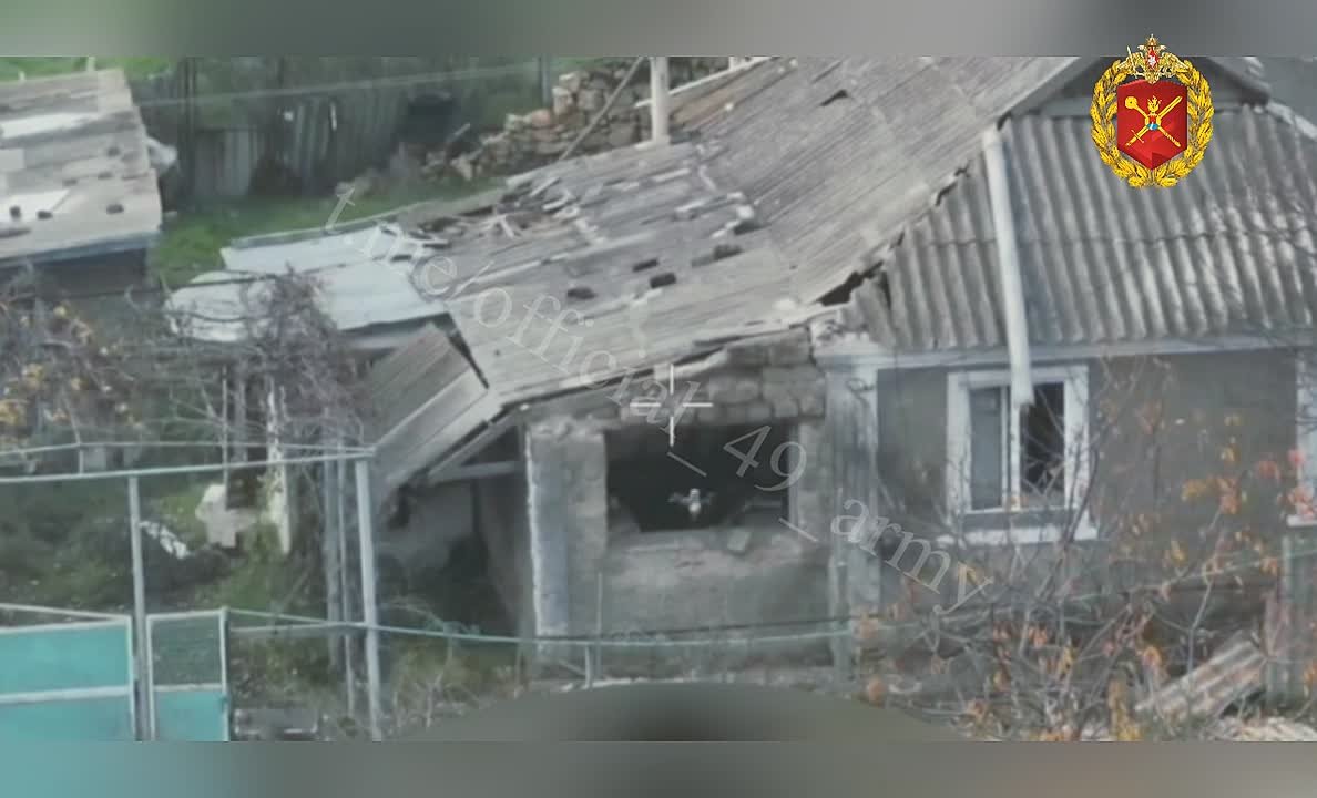 Очередной бандеровский пункт управления БпЛА, оборудованный в частном доме, был уничтожен серией точных ударов