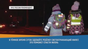 Убереги своих детей!. Светоотражающий жилет обеспечит твоему ребенку безопасность во время прогулки, особенно в вечернее время суток