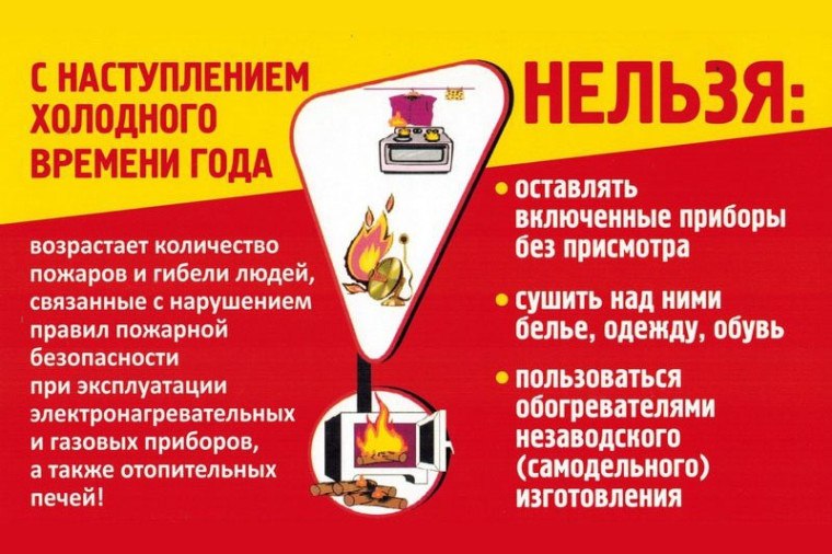 Ежегодно с началом отопительного сезона увеличивается количество бытовых пожаров в жилых домах и квартирах, причинами которых чаще всего являются грубые нарушения правил пожарной безопасности при эксплуатации отопительных...