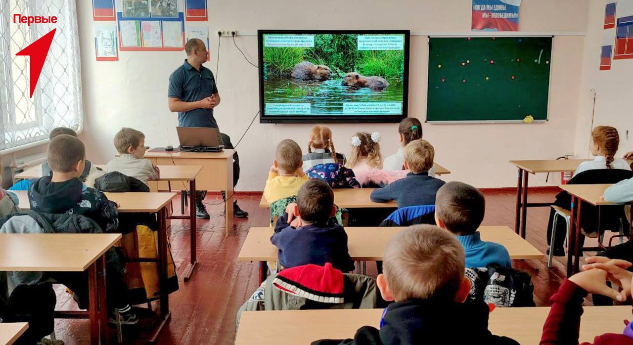 Первые Добропольской школы посетили урок зоологии Первые Добропольской школы посетили урок зоологии