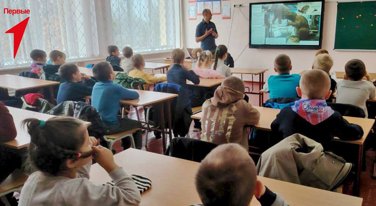 Первые Добропольской школы посетили урок зоологии Первые Добропольской школы посетили урок зоологии