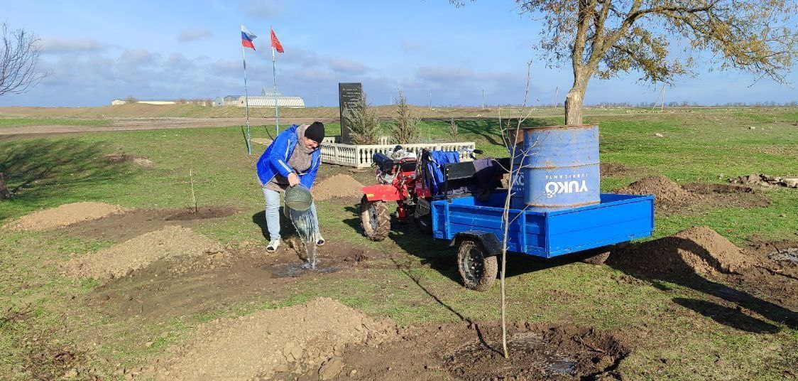 В селе Партизаны Вольновского территориального отдела прошла акция под названием «Память прошлого»,