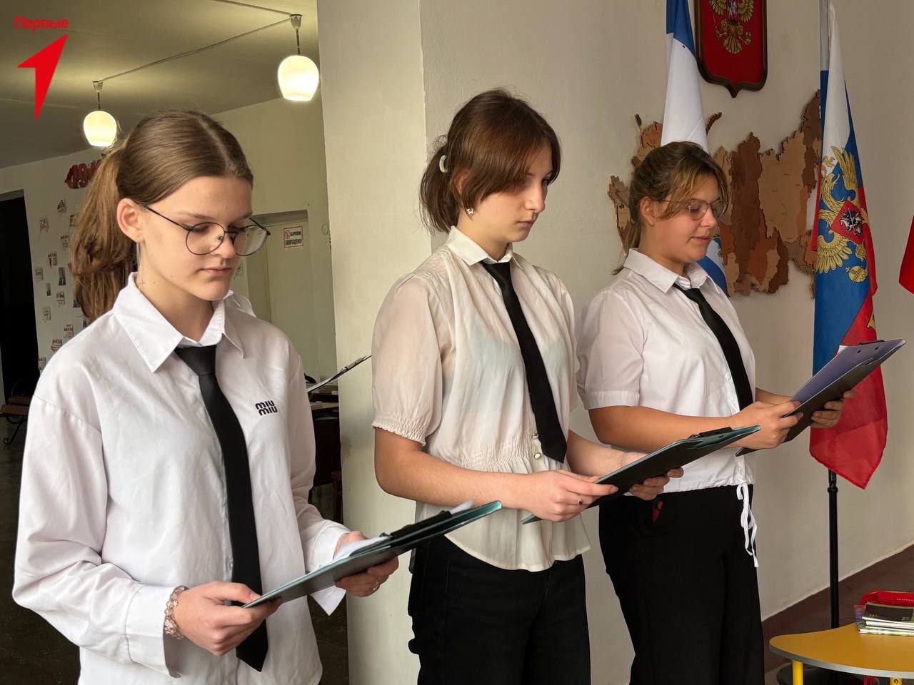 Первые Строгановской школы провели тематическую линейку