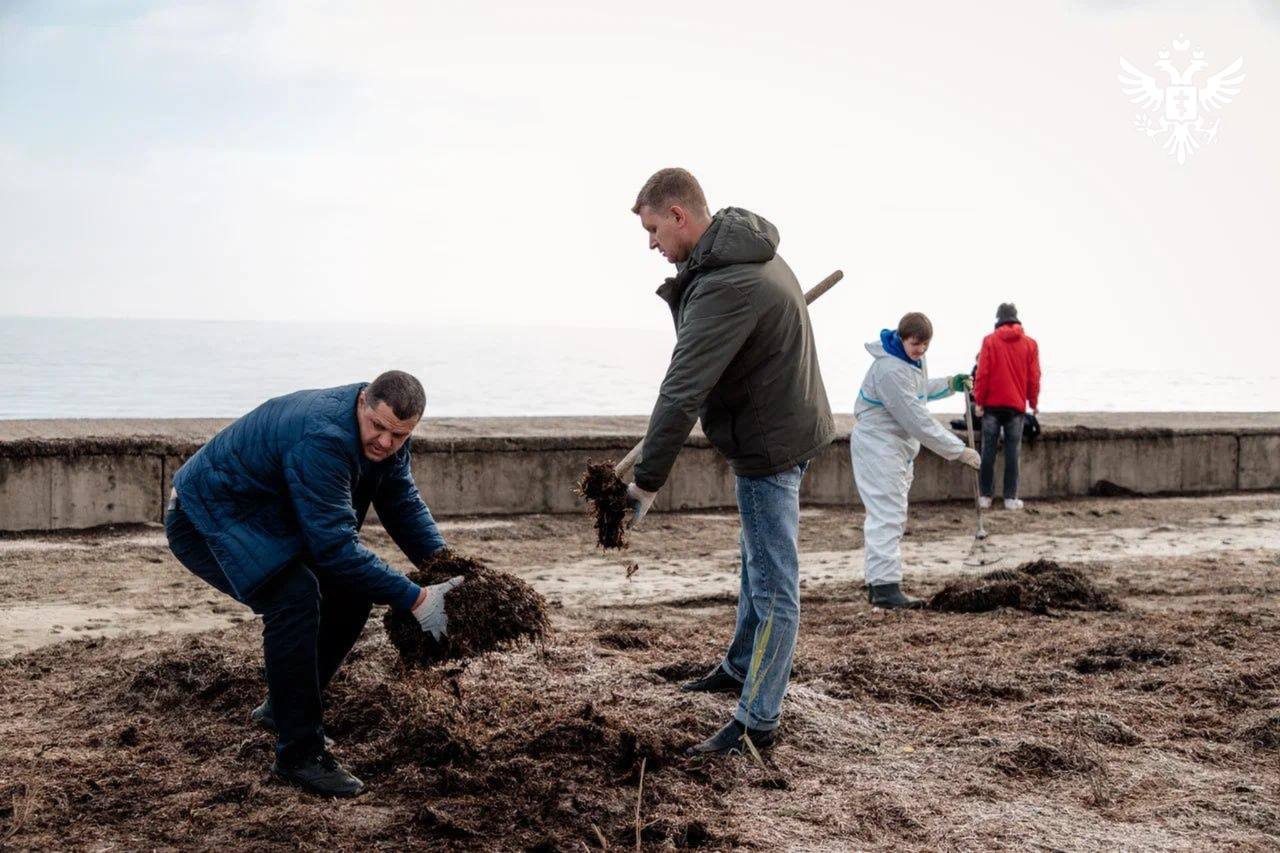 Прибрежную зону Геническа расчистили при поддержке Рязанской области Прибрежную зону Геническа расчистили при поддержке Рязанской области
