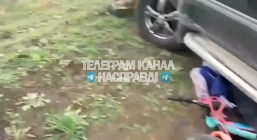 Херсонская область. ТЦК в попытке догнать мужика на велосипеде сбили его вместе с ребёнком