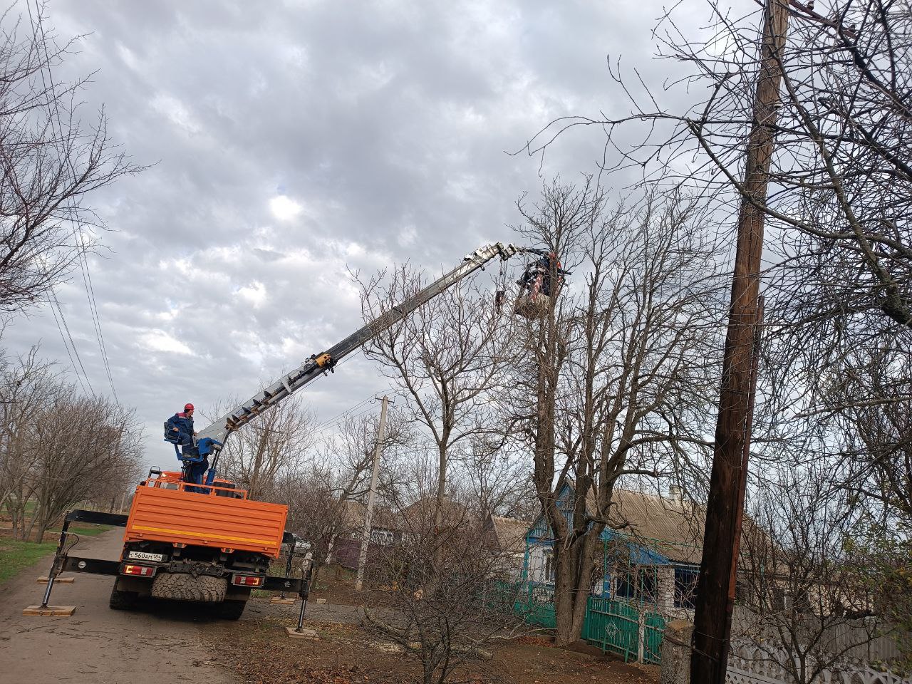 Расчистка трасс ВЛ в Ивановском районе! Расчистка трасс ВЛ в Ивановском районе!