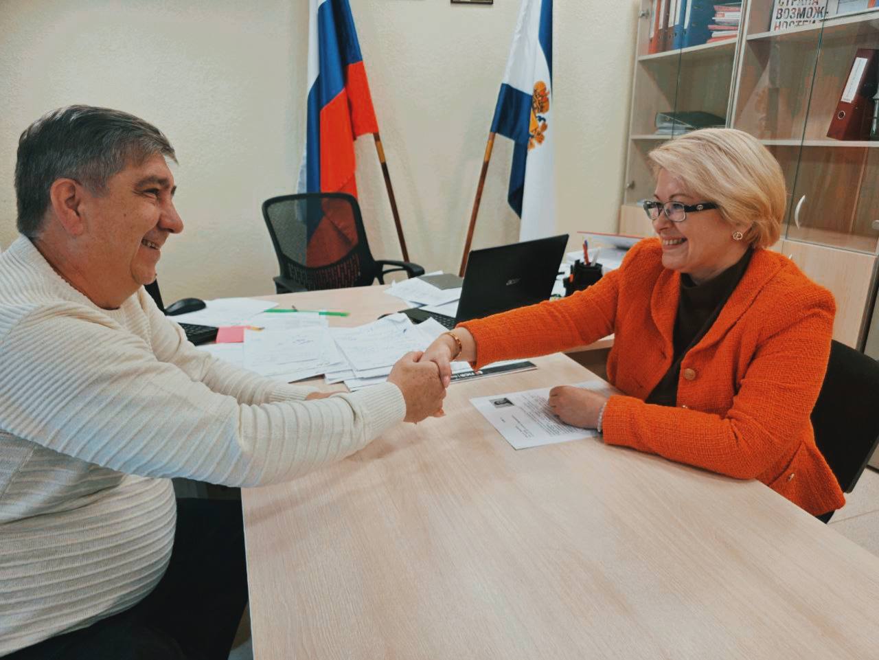 Финалист проекта «Герои Херсонщины» начинает стажировку в региональном министерстве труда и социальной защиты