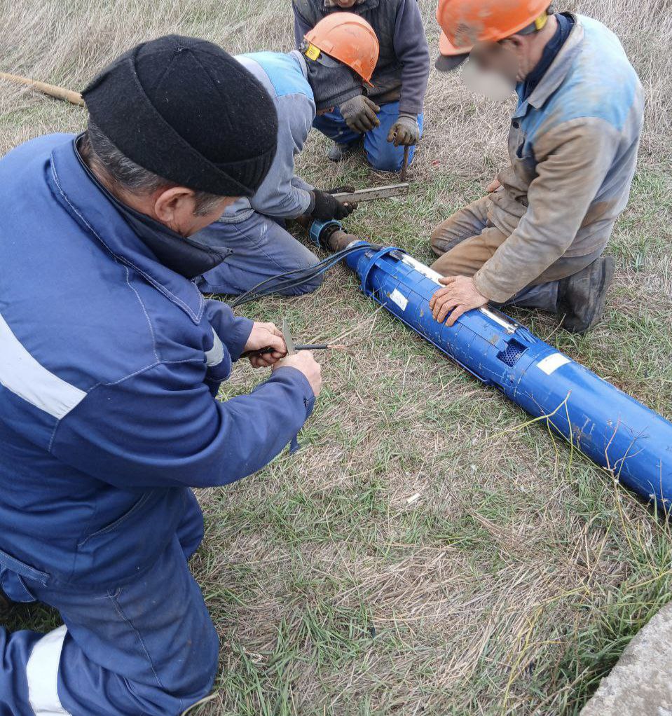Сотрудниками Каховского ТПУ был выполнен ряд ремонтно-восстановительных работ на объектах водоснабжения округа Сотрудниками Каховского ТПУ был выполнен ряд ремонтно-восстановительных работ на объектах водоснабжения округа