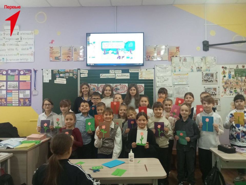 Первые Скадовской школы № 1 провели урок в рамках проекта «Благо твори»