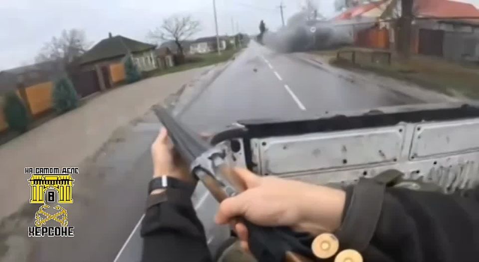 Промах украинского FPV-дрона по нашим бойцам батальонной тактической группы «Салют»