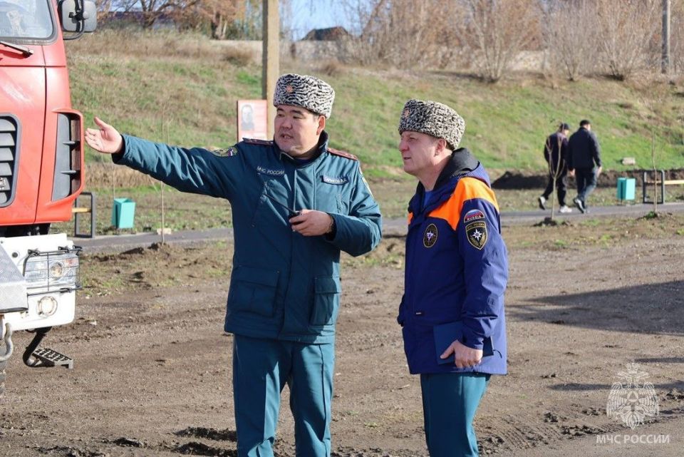 В Херсонской области впервые прошли масштабные учения спасателей и экстренных служб