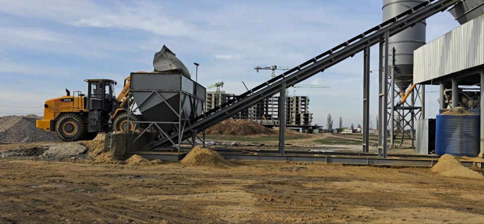 Новый асфальтнобетонный завод в Скадовске Новый асфальтнобетонный завод в Скадовске