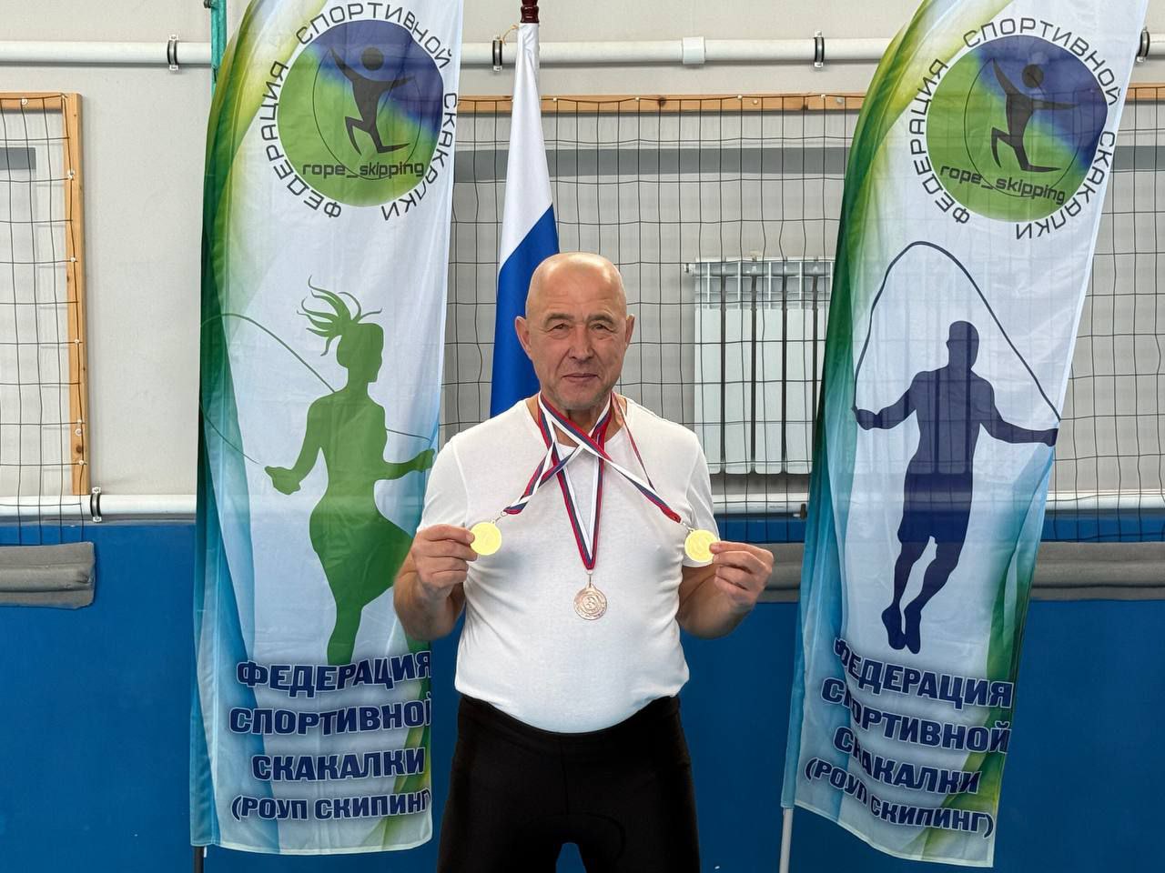 Каховский гиревик завоевал три призовых места на областном чемпионате по роуп скиппингу (спортивная скакалка)