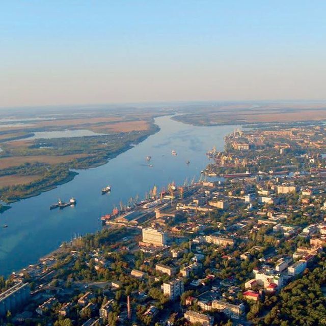 Херсон до военный, с высоты птичьего полёта Херсон до военный, с высоты птичьего полёта