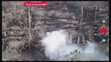 Работа операторов ВС РФ по укреплениям ВСУ