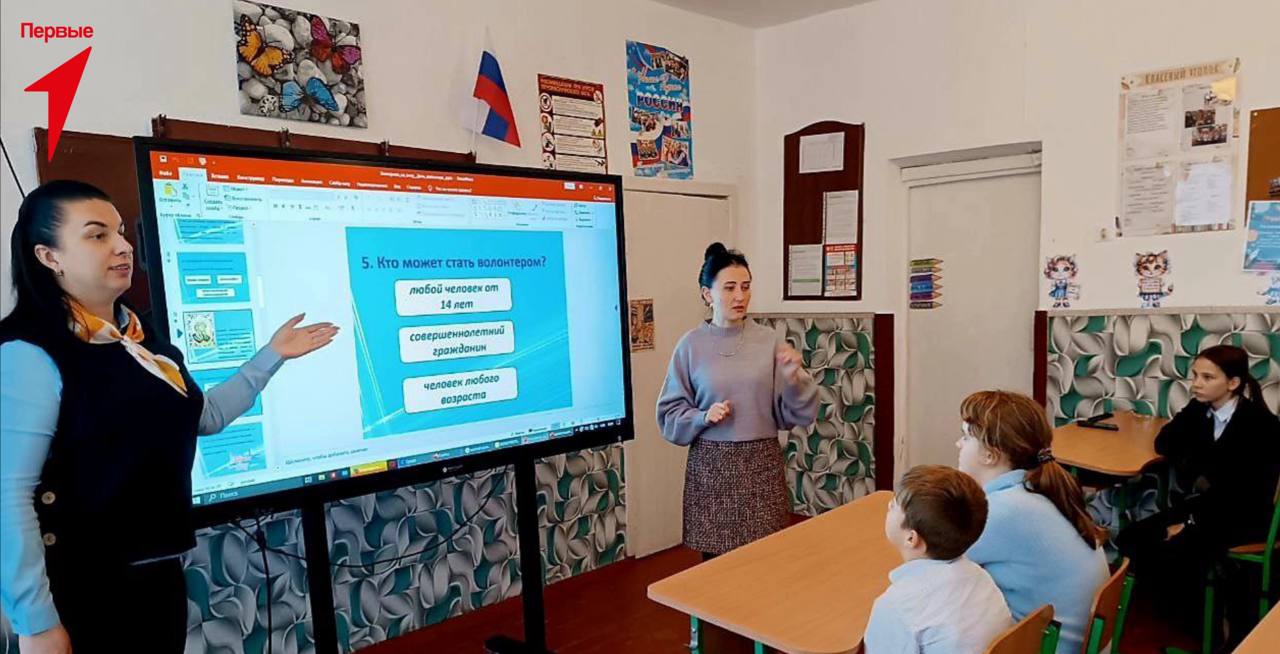 Первые Хлебодаровской школы приняли участие в тематической викторине Первые Хлебодаровской школы приняли участие в тематической викторине