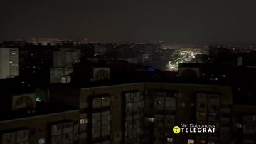 Киев во тьме ночи — город освещала полная луна