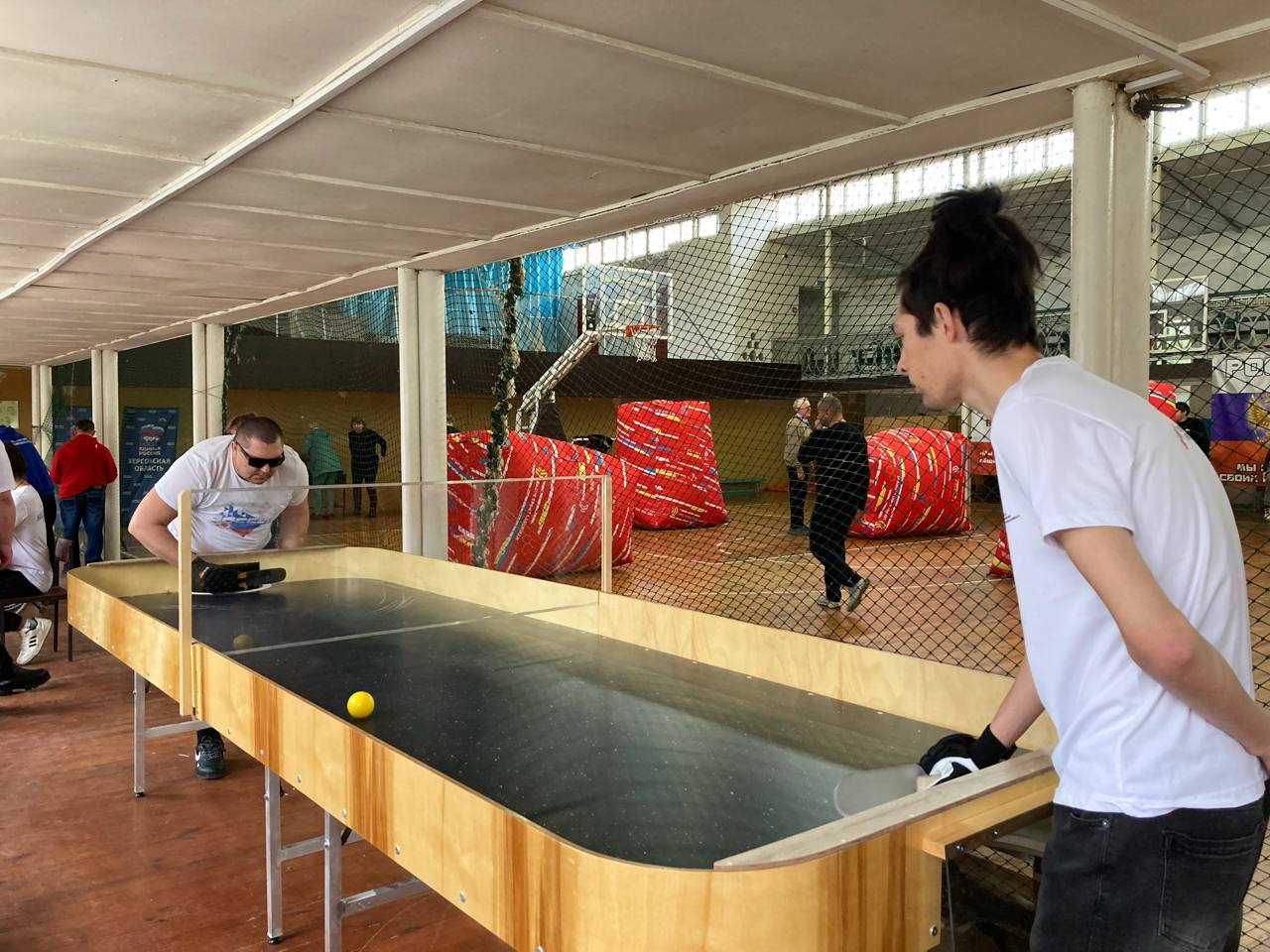 Настольный теннис для слабовидящих активно развивается в Херсонской области Настольный теннис для слабовидящих активно развивается в Херсонской области