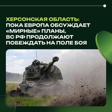 Херсонская область: пока Европа обсуждает «мирные» планы, ВС РФ продолжают побеждать на поле боя