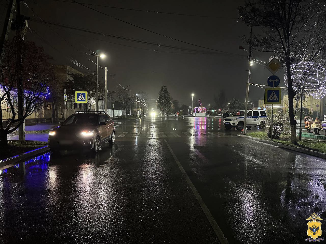 В Геническом округе полицейские устанавливают обстоятельства ДТП с несовершеннолетним пешеходом
