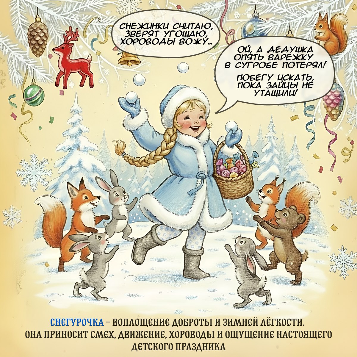 Говорят, под Новый год оживают не только мечты, но и… персонажи! Говорят, под Новый год оживают не только мечты, но и… персонажи!