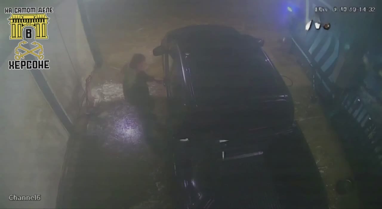 В Краматорске военный на пикапе решил пополнить свой арсенал… промышленным пылесосом с автомойки