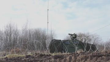 Литовская мощная ПВО на страже границы с Беларусью: три машины и два солдата