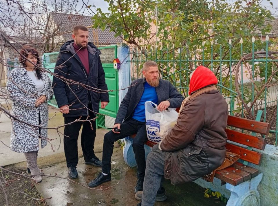 Встреча с жителями Малокаховки Встреча с жителями Малокаховки
