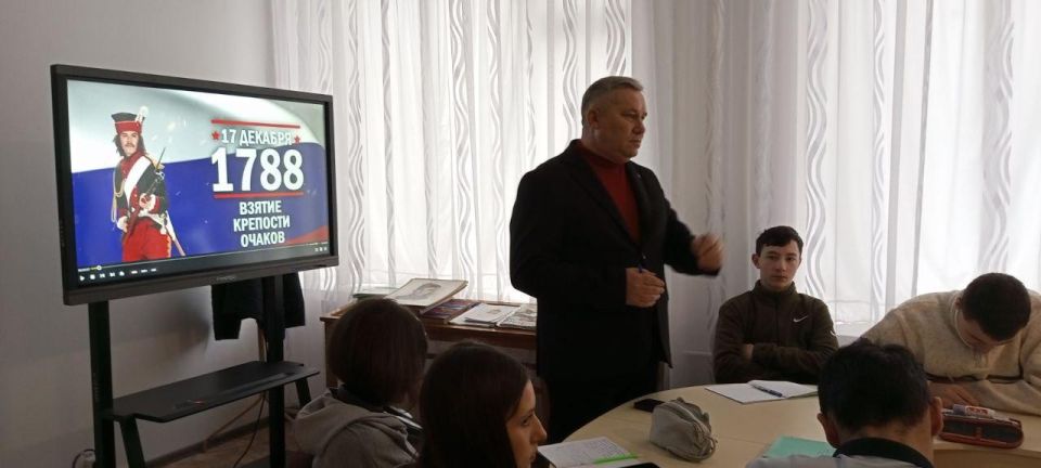 Урок истории в Скадовске: 240 лет взятию Очакова Урок истории в Скадовске: 240 лет взятию Очакова