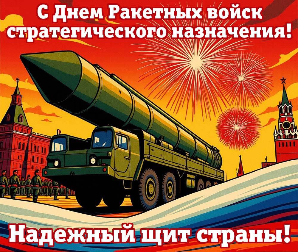 Доброе утро, друзья!. Сегодня День Ракетных войск стратегического назначения Вооруженных Сил России! Ровно 17 декабря 1959 года, решением руководства страны, был создан этот уникальный род войск — главная составляющая силы и...