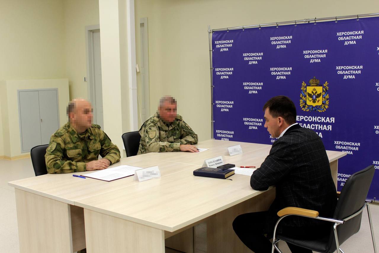 Росгвардия провела рабочую встречу с администрацией Херсонской области Росгвардия провела рабочую встречу с администрацией Херсонской области