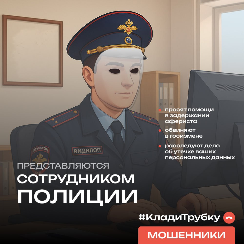 В России проходит информационная кампания по кибербезопасности: «Клади трубку» В России проходит информационная кампания по кибербезопасности: «Клади трубку»