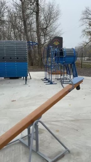 Валерия Петрусевич: Посмотрите, какая красивая и современная детская площадка появилась в детском доме, расположенном на исторических территориях