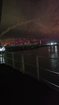 Турки снимают работу укроПВО в Одесском порту