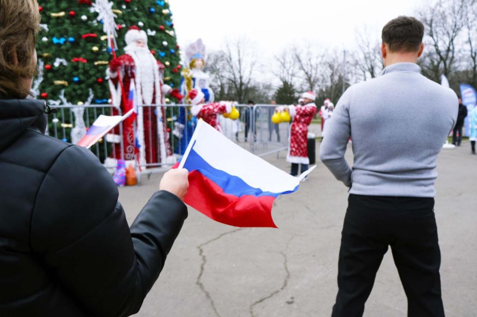 Росгвардейцы Херсонщины зажгли на забеге Дедов Морозов! Росгвардейцы Херсонщины зажгли на забеге Дедов Морозов!