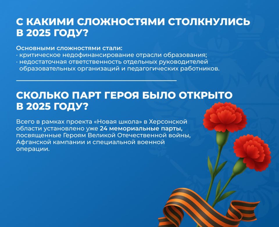 Министерство образования Херсонской области подвело итоги работы в 2025 году Министерство образования Херсонской области подвело итоги работы в 2025 году