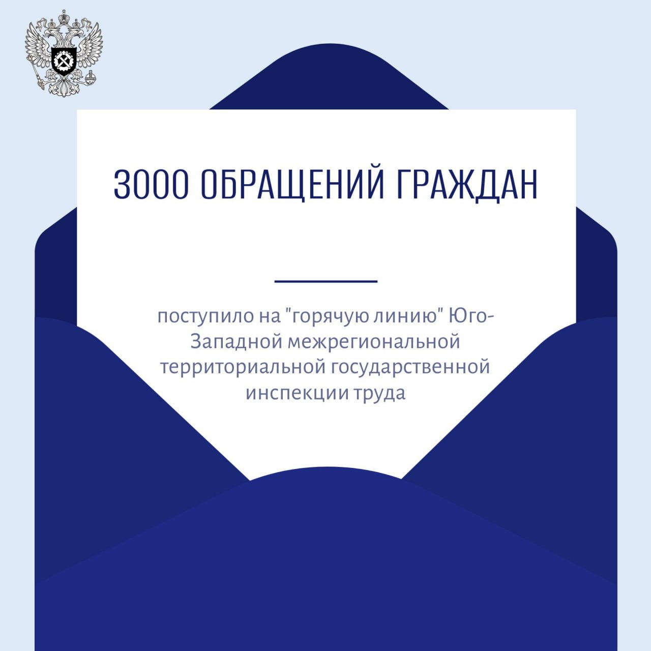 Более 3 тыс. обращений с начала 2025 года поступило на "горячую линию" инспекции труда в новых регионах