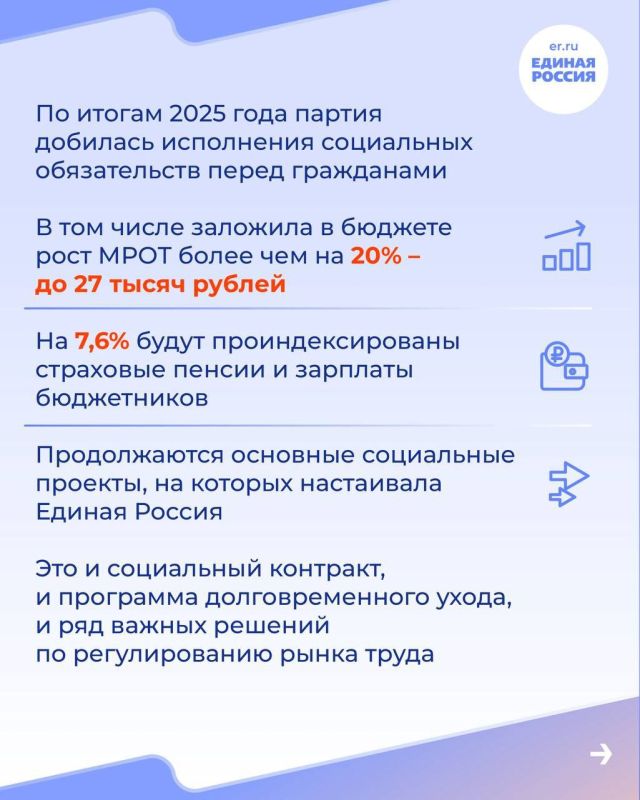 Павел Тропкин: Единая Россия заложила в федеральном бюджете 2026–2028 годов расходы на ключевые направления социальной политики и экономики Павел Тропкин: Единая Россия заложила в федеральном бюджете 2026–2028 годов расходы на ключевые направления социальной политики и экономики